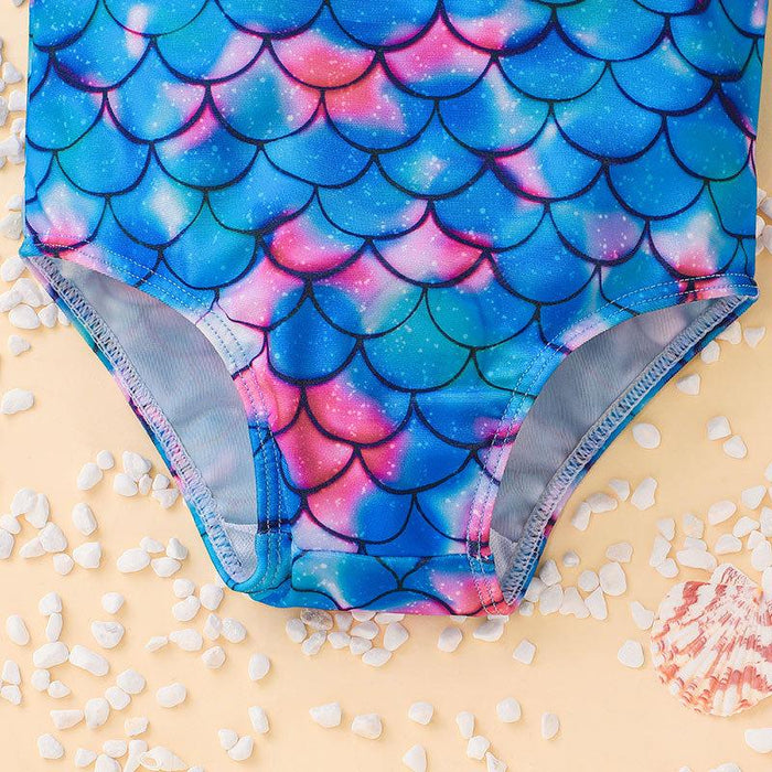 Fashionable Children's Suspender Mermaid Swimsuit