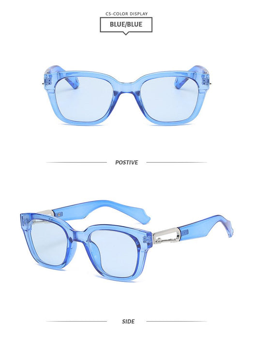 Retro box sunscreen Sunglasses