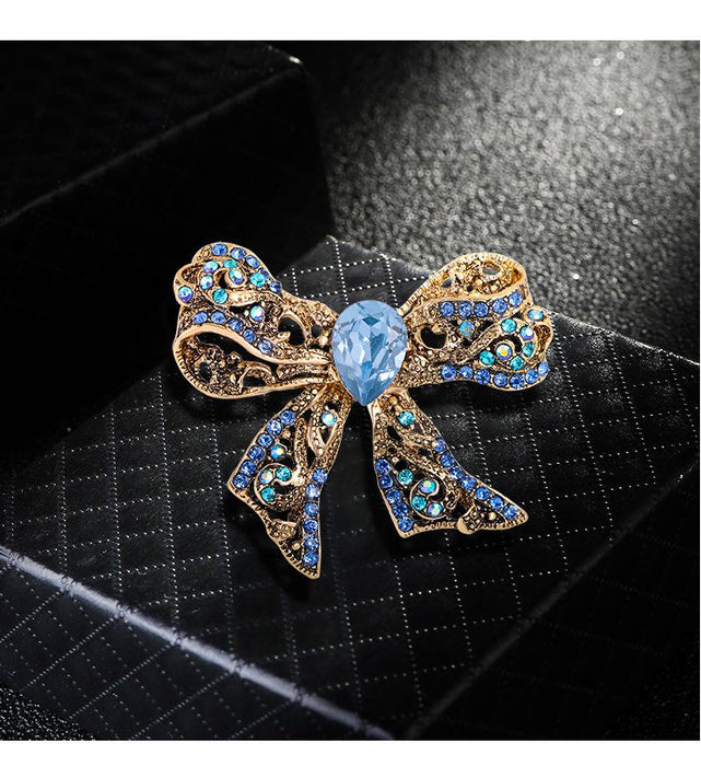 New Bow Brooch Collar Pin Ladies Pin