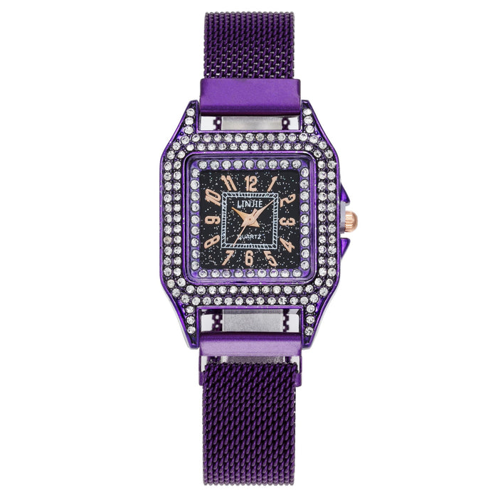 New Stainless Steel Women Wristwatch Quartz Fashion Casual Clock LLZ20033