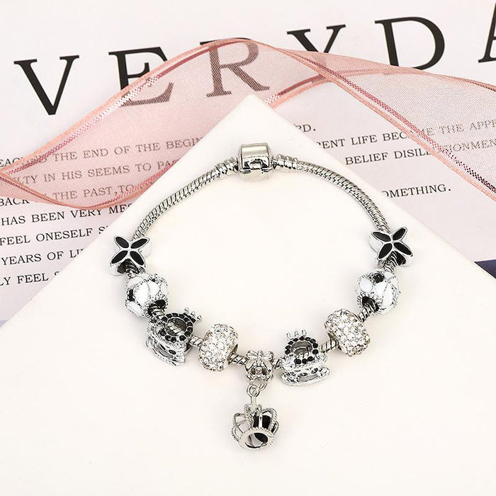 Accessories Daisy Crown Pendant Bracelet