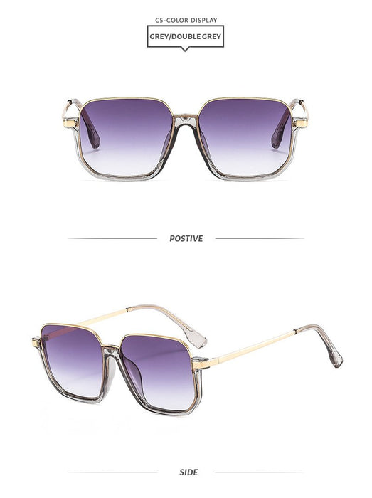Box sun retro avant-garde Sunglasses