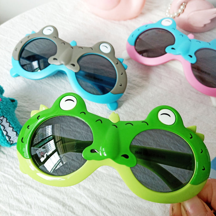 Cartoon Crocodile Silicone UV Proof Children's Sunglasses