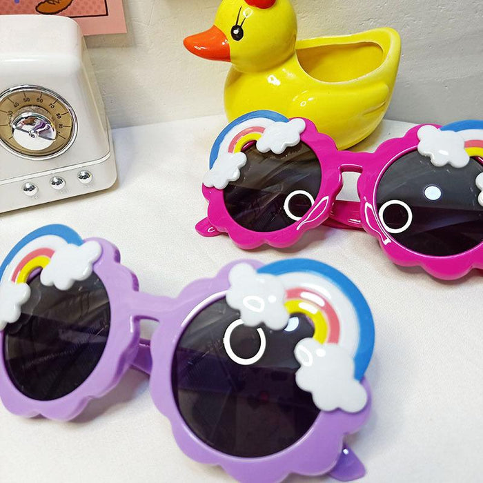 Rainbow Cloud UV Proof Children's Silicone Sunglasses