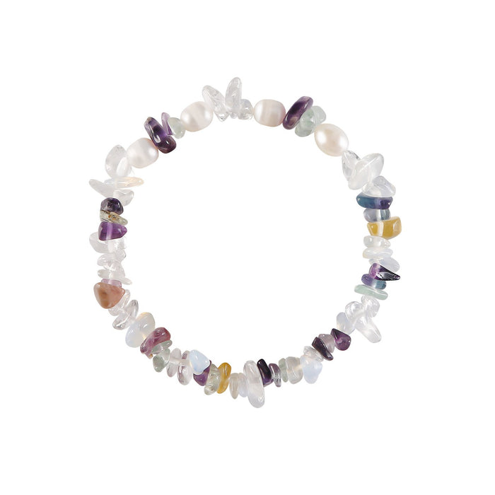 Handmade Agate Crystal Beaded Bracelet