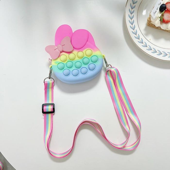 Bow powder diagonal bag toy