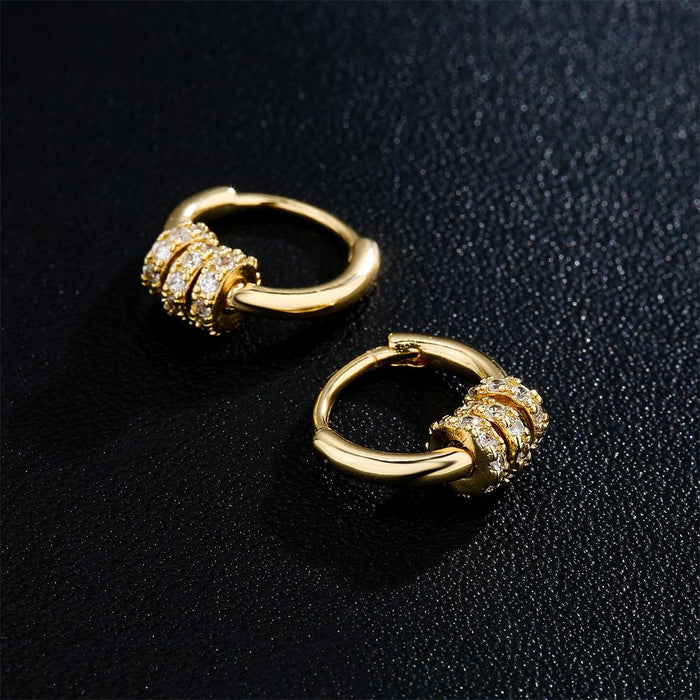 New Fashion Personality Zircon Small Earrings Women's Earrings