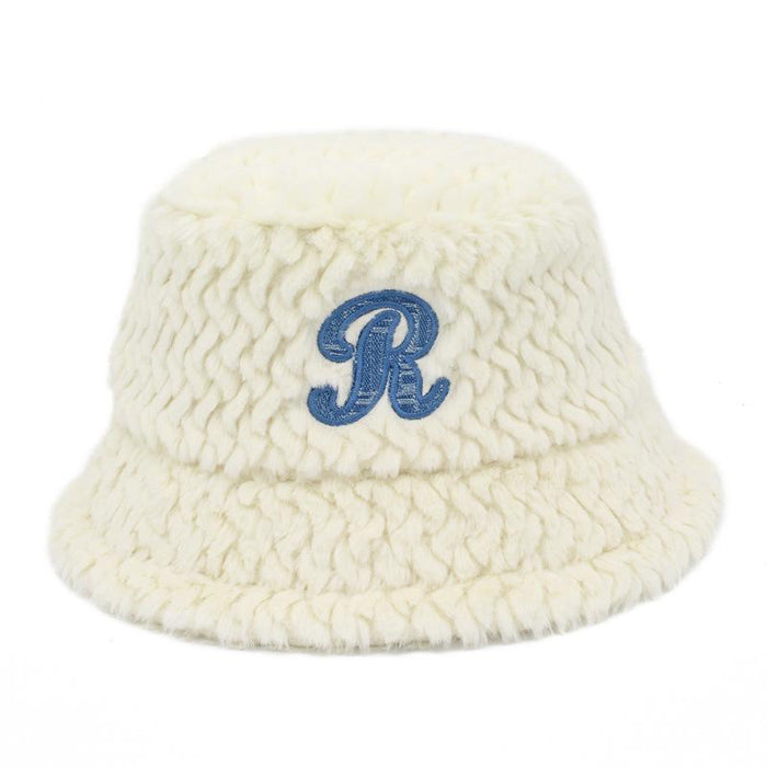 Thickened Women's Fashion Warm Pot Letter Hat