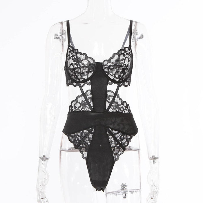 Sexy Lingerie Lace One-piece Underwear Women Bodysuit