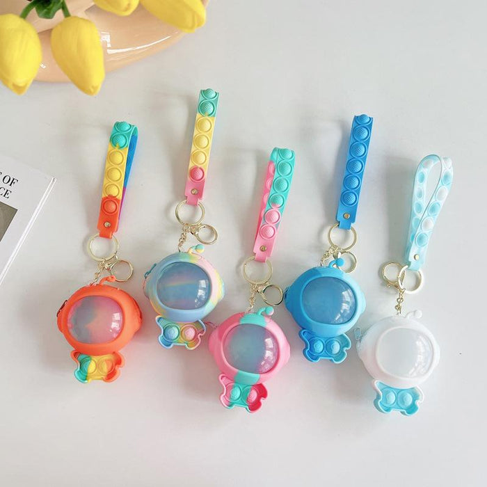 Astronaut Bag Ornament Decompression Toy Silicone