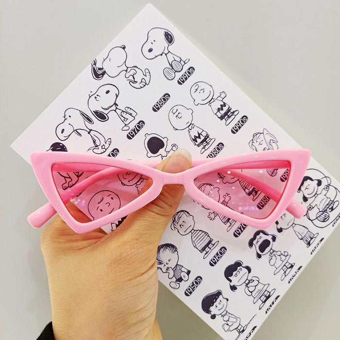 Retro Trend Triangle Frame Children's Sunglasses