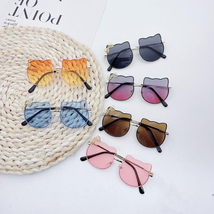 Children's sunglasses metal sunglasses