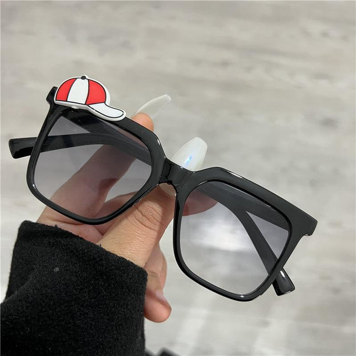 Children's round frame sunglasses UV400 anti ultraviolet