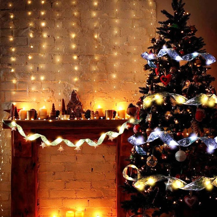 Ribbon Fairy Light Christmas Decoration 2022