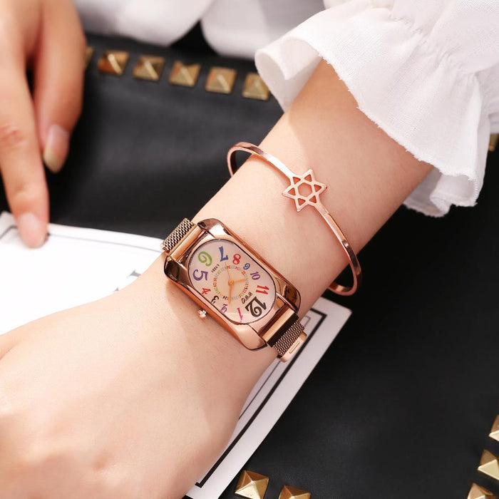 Women Watches Magnetic buckle Quartz Wristwatch