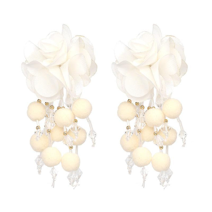 New Rose Fashion Tassel Women's Earrings Earrings