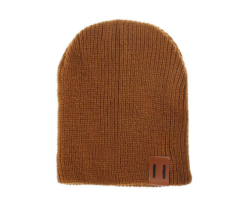 Kids Solid Knitted Beanies