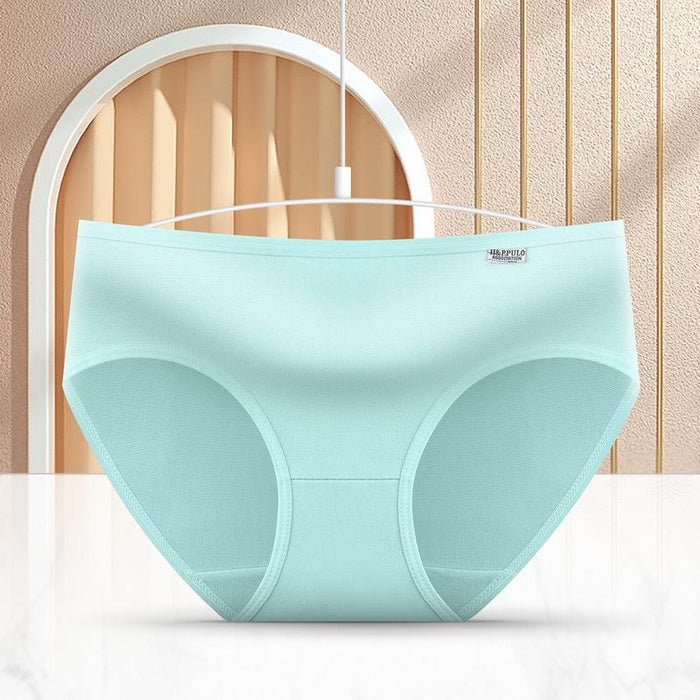 Girls Students Solid Color Waist Cute Underwear