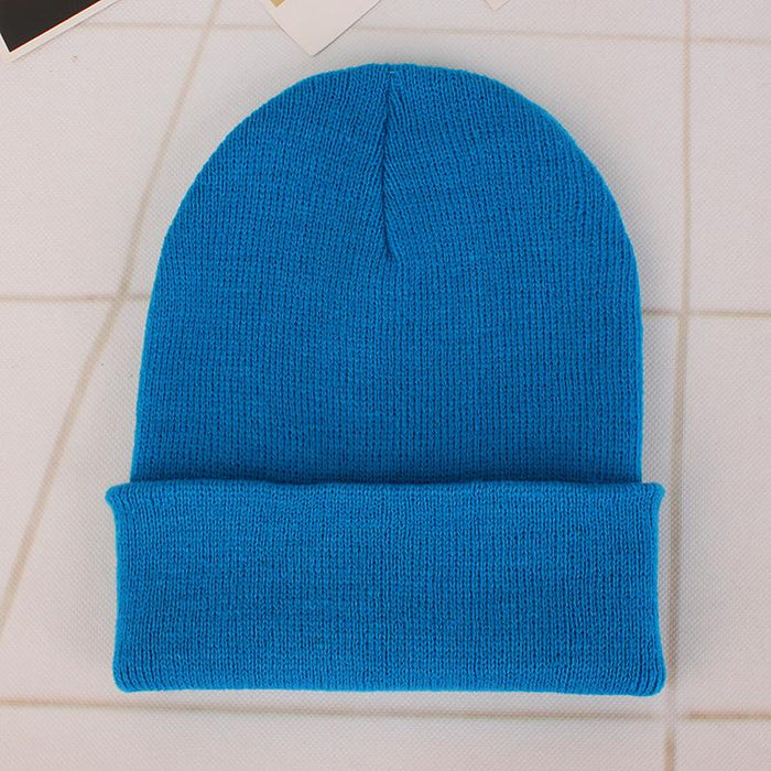 Winter Hats for Unisex Beanies Knitted Solid Cute Hat