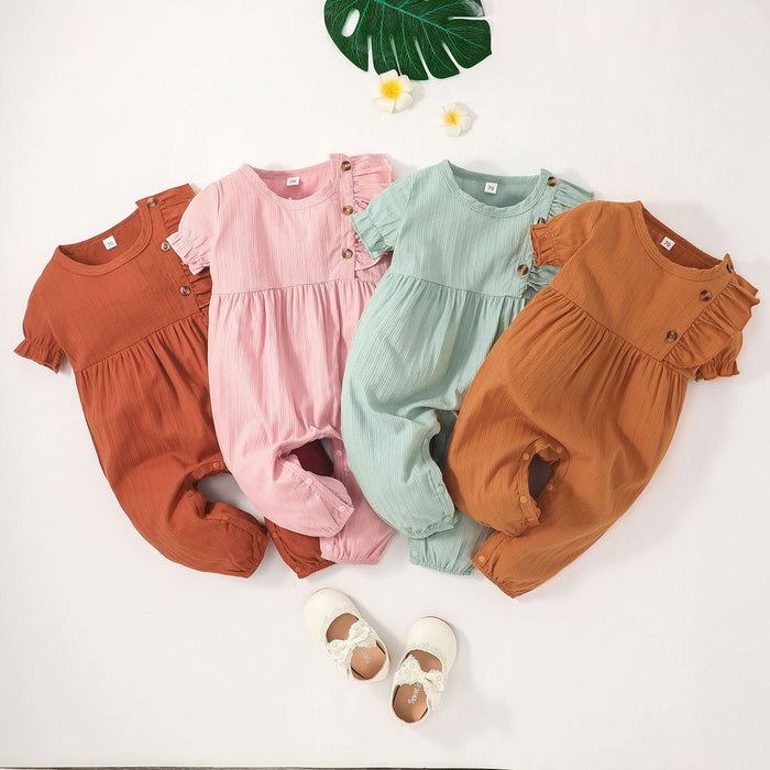 Summer Baby Newborn Romper for Infants and Little Kids