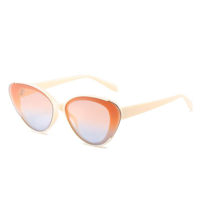 Cat's Eye Sunglasses Half Frame Sunglasses