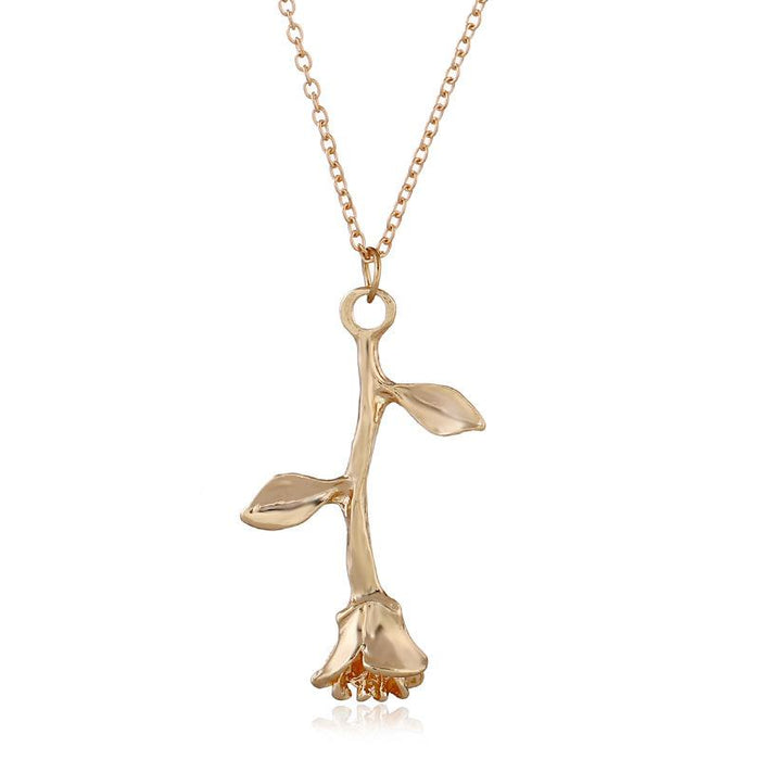 Fashion Rose Flower Necklace