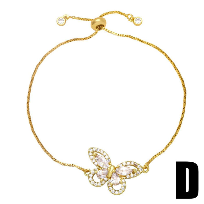 Creative New Product Devil's Eye CUBAN CHAIN Love Butterfly Bracelet