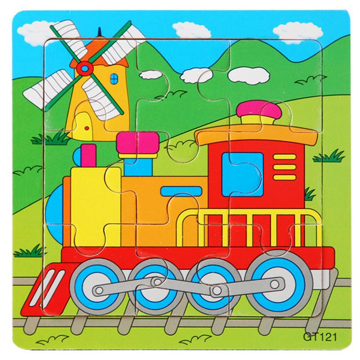 Small Wooden Jigsaw Puzzle for Children