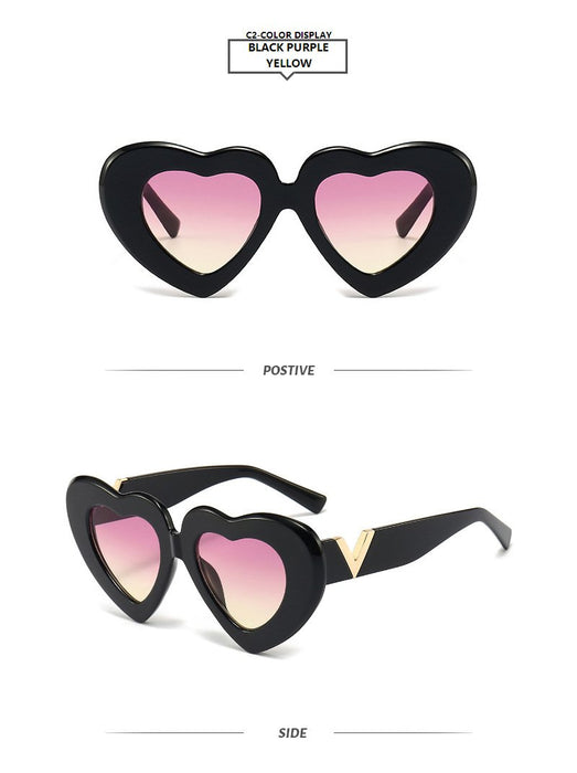 Large frame love Sunglasses