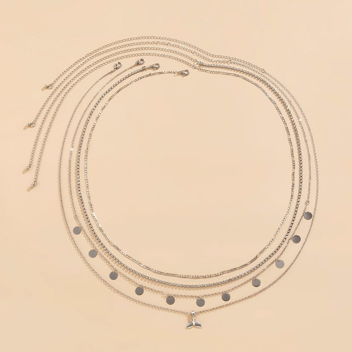 Sexy Sweet Cool Metal Copper Bead Sequin Waist Chain