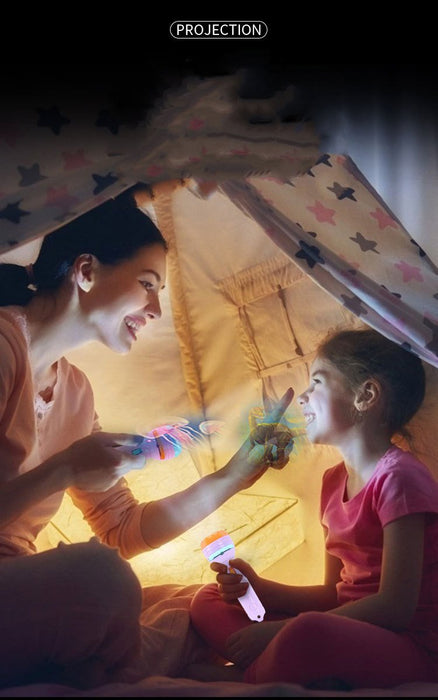 Baby Sleeping Story Book Flashlight Projector