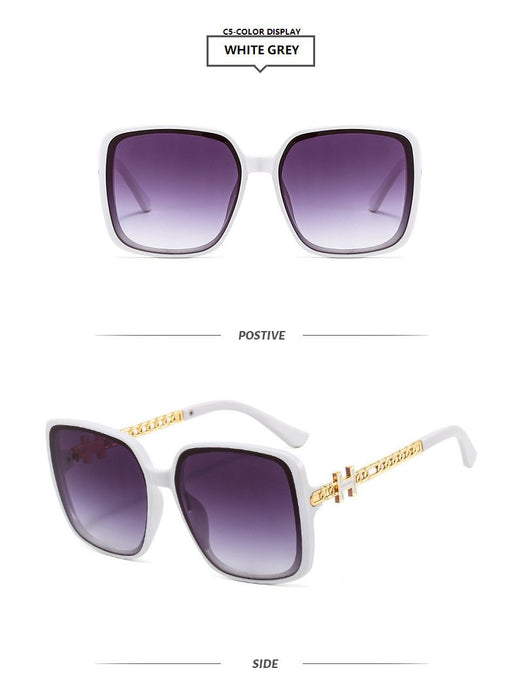 Large frame square Sunglasses