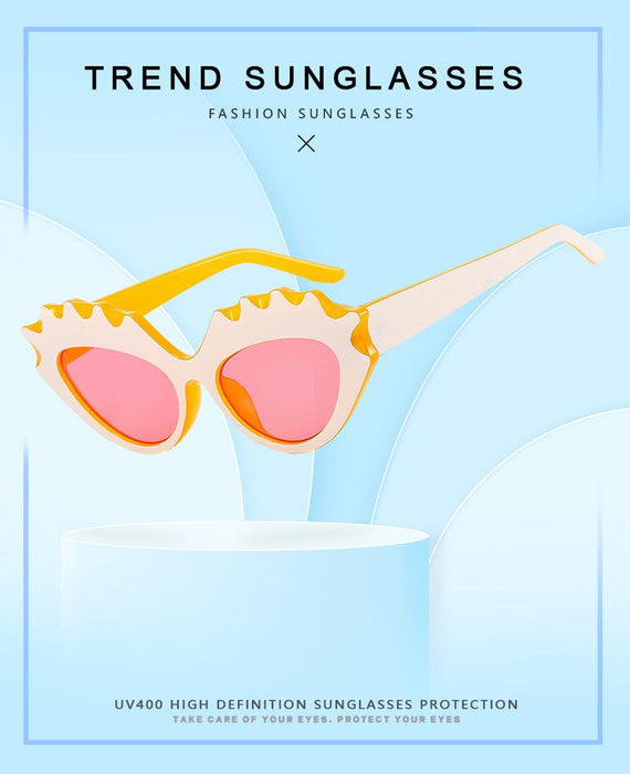 Retro new cat's eye candy colored Sunglasses