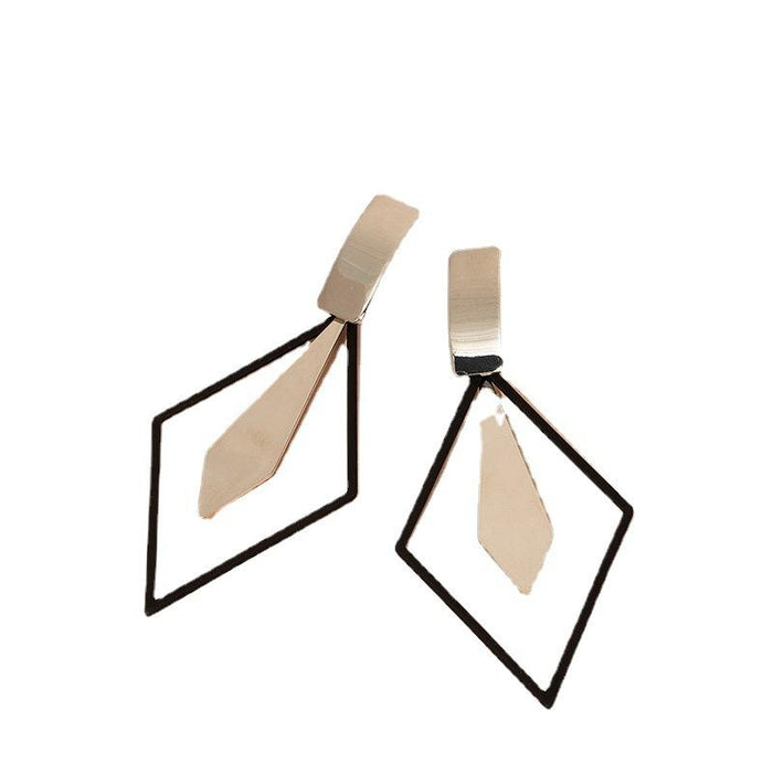 New Fashion Creative Personality Double Layer Earrings