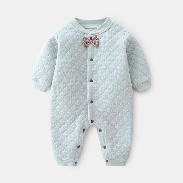 Newborn Baby Bow Tie Jumpsuit