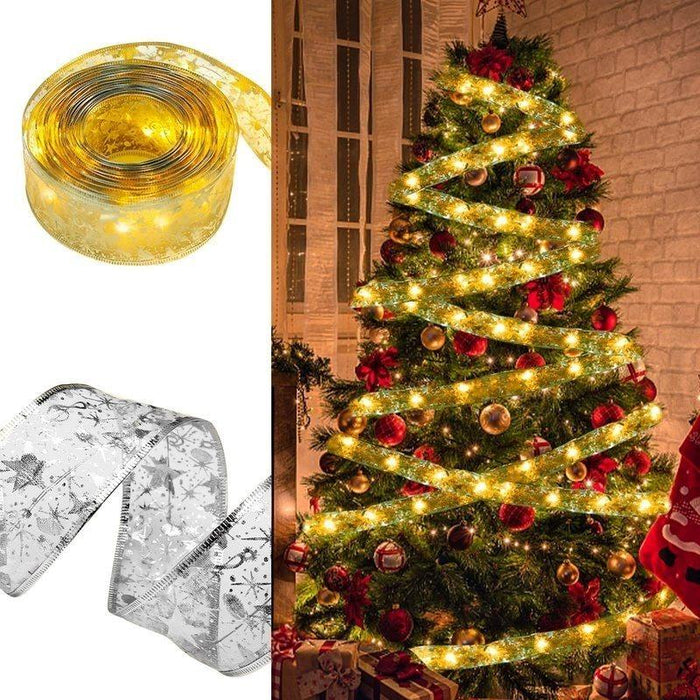 Ribbon Fairy Light Christmas Decoration 2022