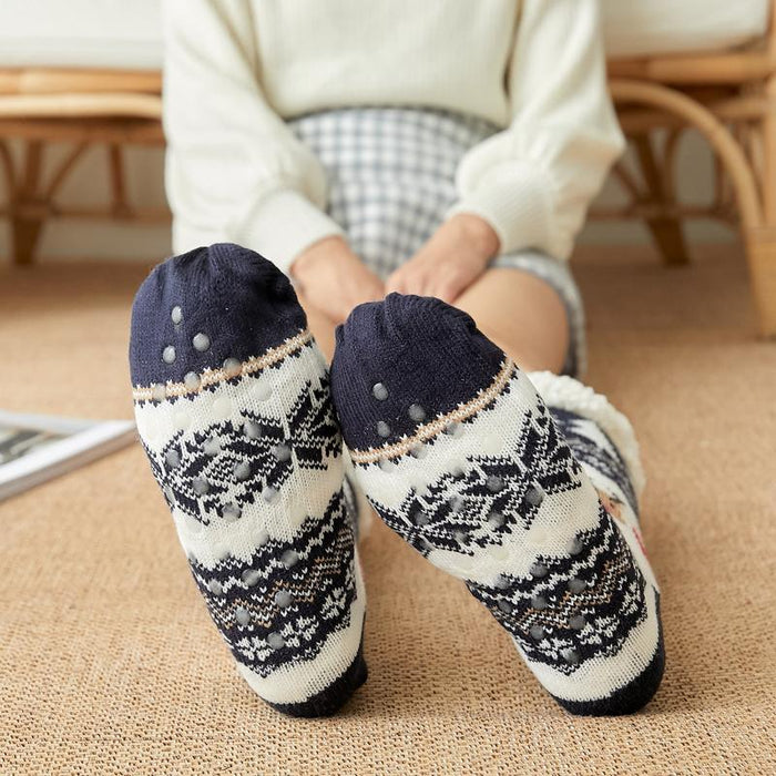 Cute Warm Socks Thicken Plus Cotton Winter Women Socks
