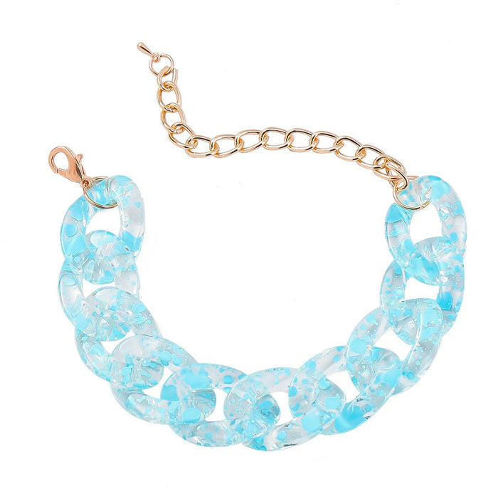 Fashion Jelly Acrylic Chain Resin Bracelet