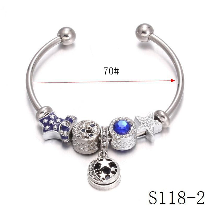 Blue Starry Ocean Dream Catcher Series Bracelet