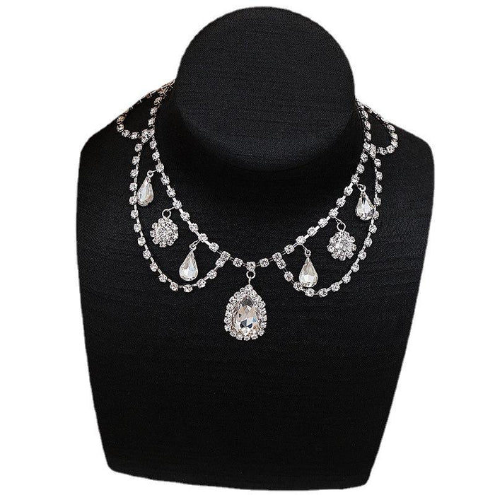 Women's Jewelry Fashion Pendant Openwork Bow Tie Necklace