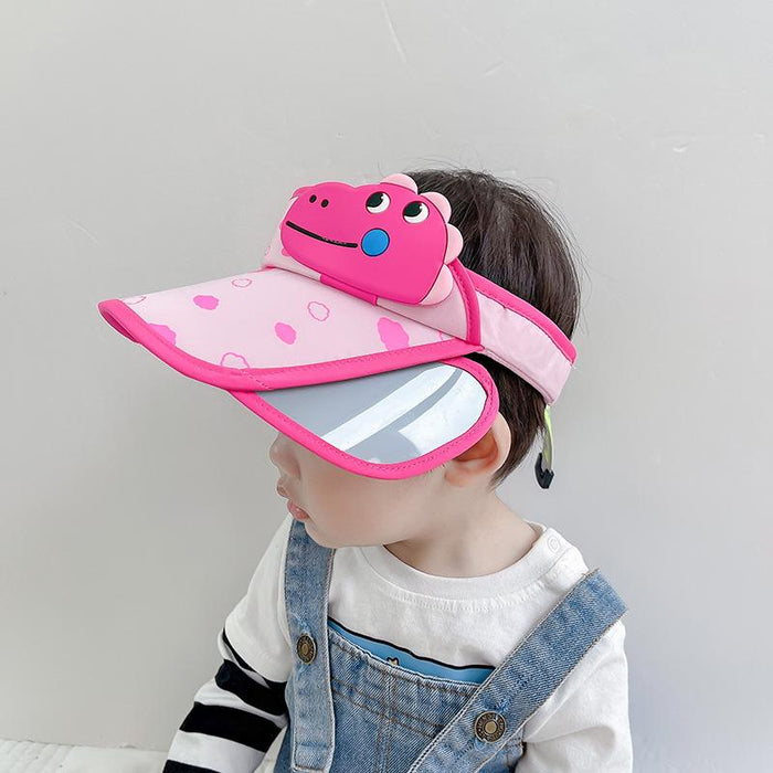 Summer Flapper Wide-brimmed Children's Cartoon Dinosaur Empty Top Hat