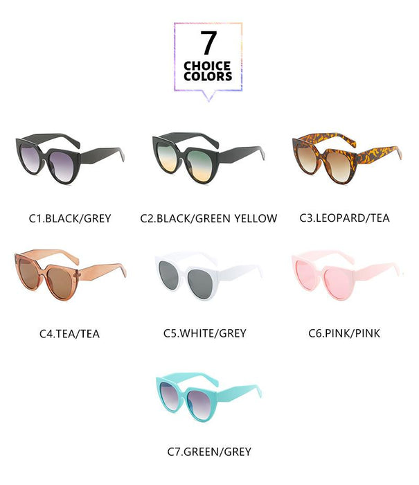 Beautiful cat's Eye Sunglasses with diamond shaped legs