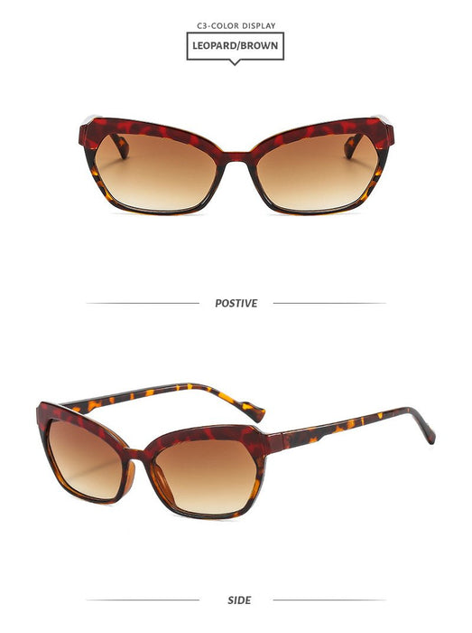 Cat's eye small frame candy Sunglasses