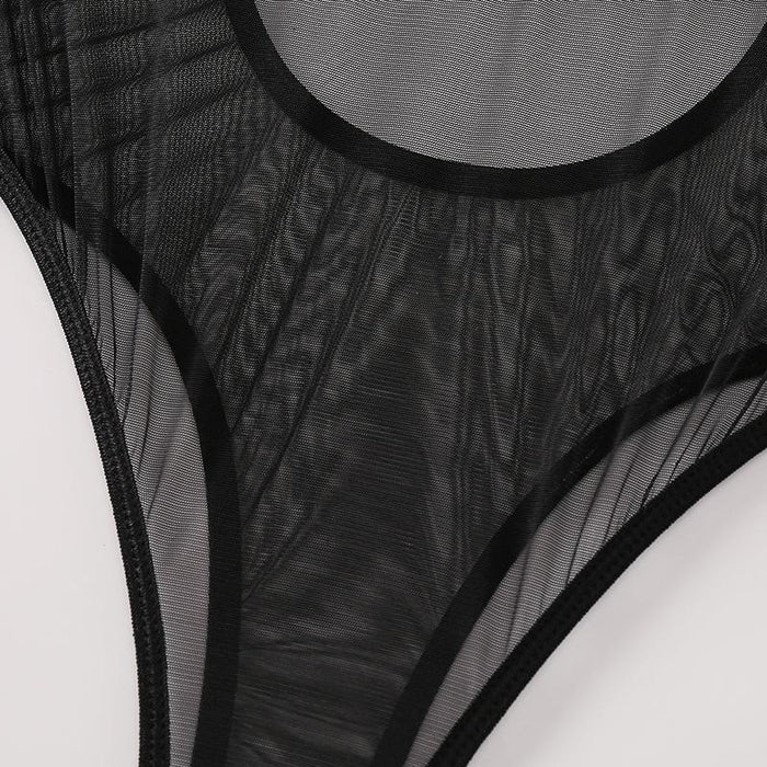 Women's Sexy Mesh Hollow One-piece Lingerie Bodysuit