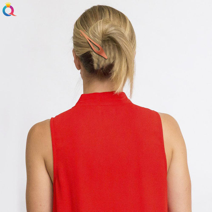 Frosted Horizontal Chuck Hairpin