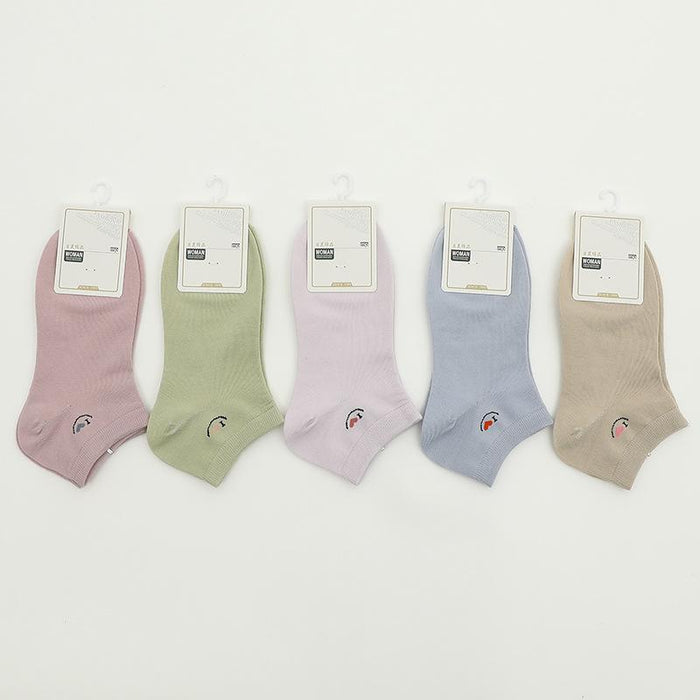 New Men's and Women's Low-top Socks Cotton Boat Socks