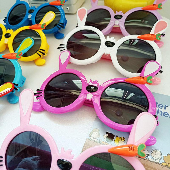 Cute Little Rabbit Silicone Cartoon Children's Sunglasses