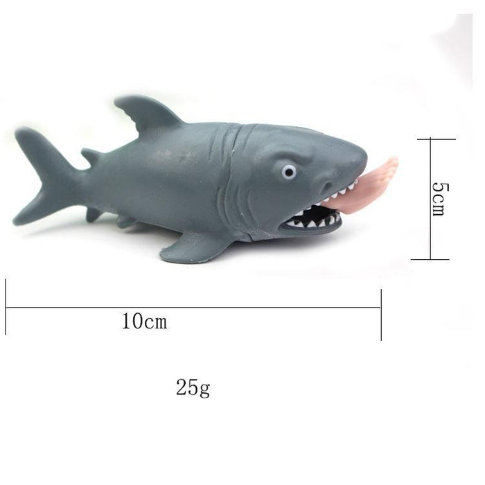 Anti Stress Squeeze Toy Creative Biting Leg Shark Toy