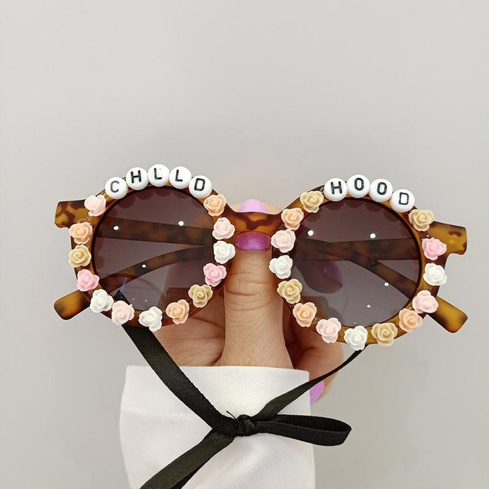 Personalized Fashion UV Proof Letter Children's Sunglasses