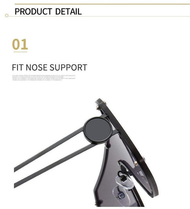 Retro metal one piece Sunglasses toad Sunglasses